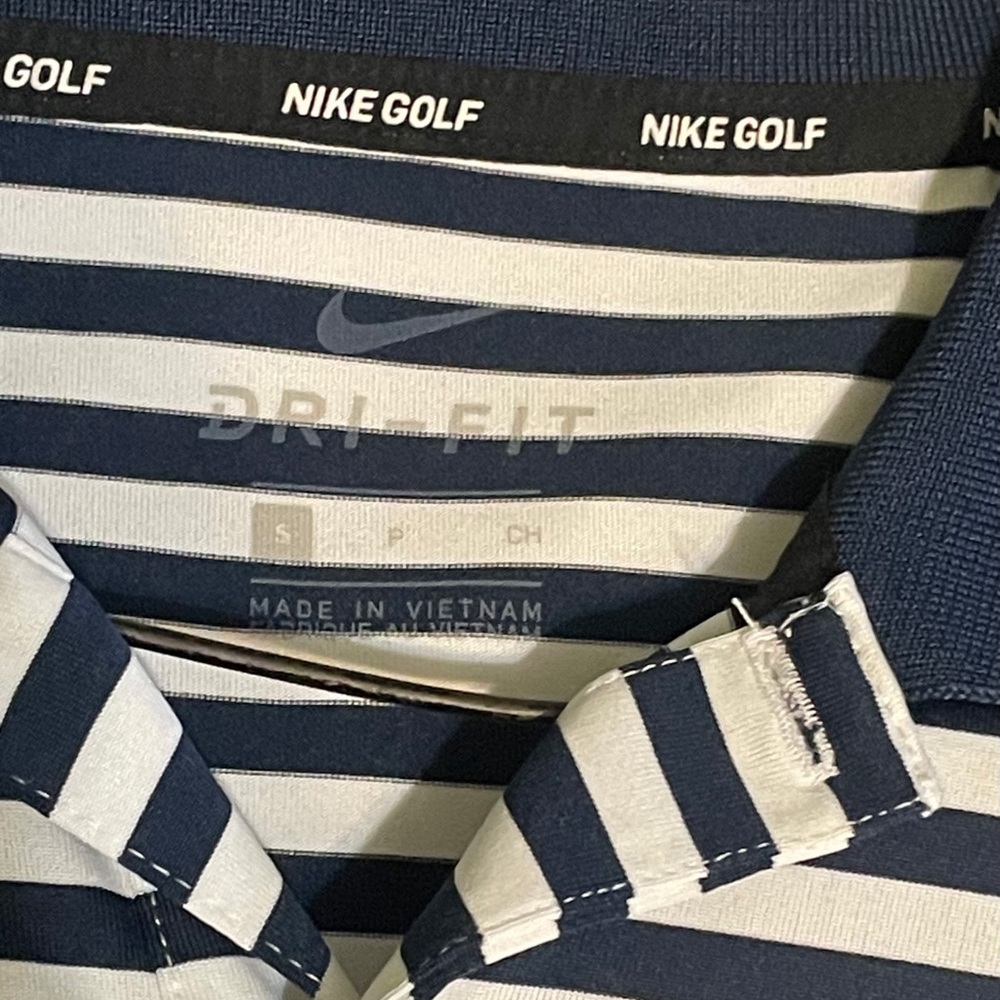Brand New! Nike Golf Striped Polo Shirt
